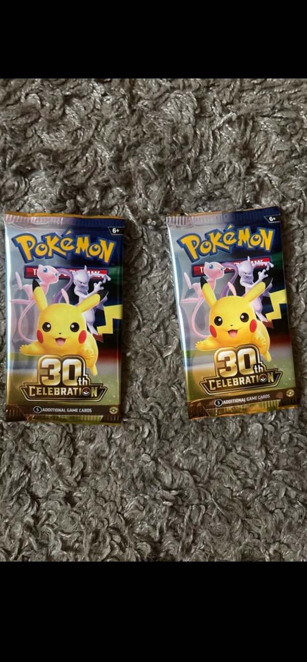 2 30th Celebration Booster Packs - Pokémon TCG - Sealed